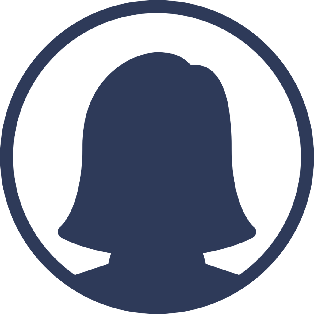 Female circle icon