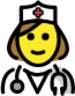 female doctor emoji
