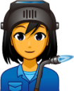 female factory worker emoji