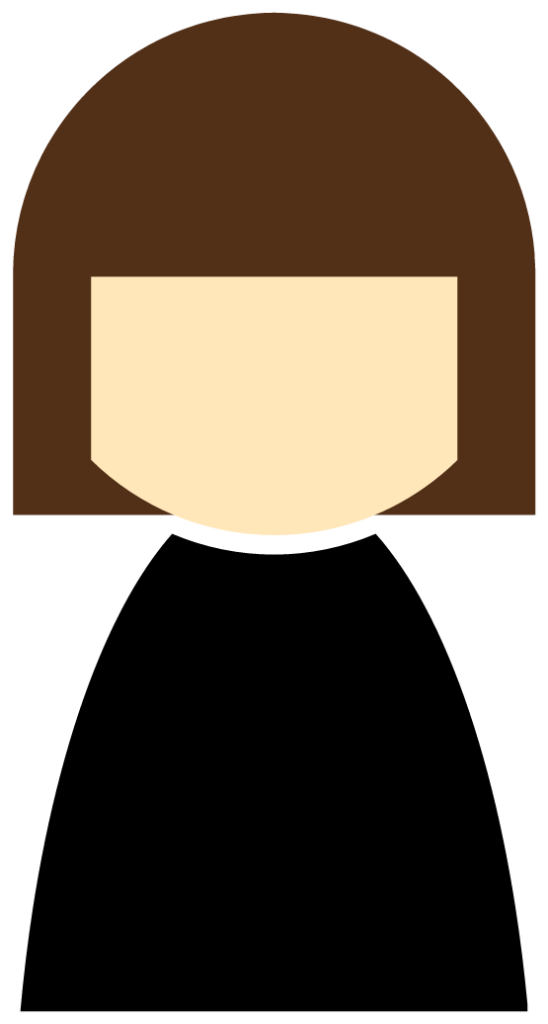 female general black icon