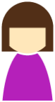 female general purple icon
