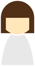 female general white icon