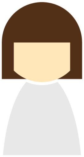 female general white icon