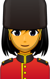 female guardsman emoji