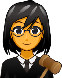 female judge emoji