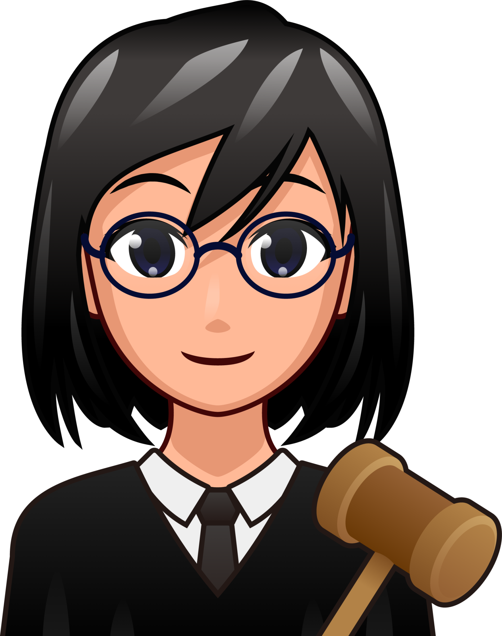 female judge (plain) emoji