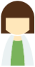 female lab coat icon