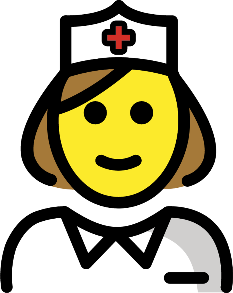 female nurse emoji