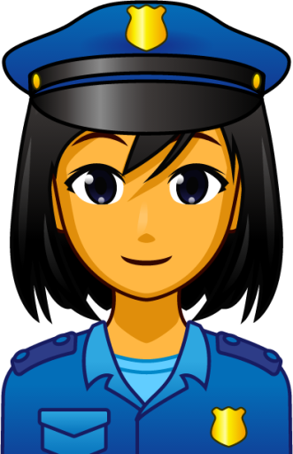 female police officer emoji