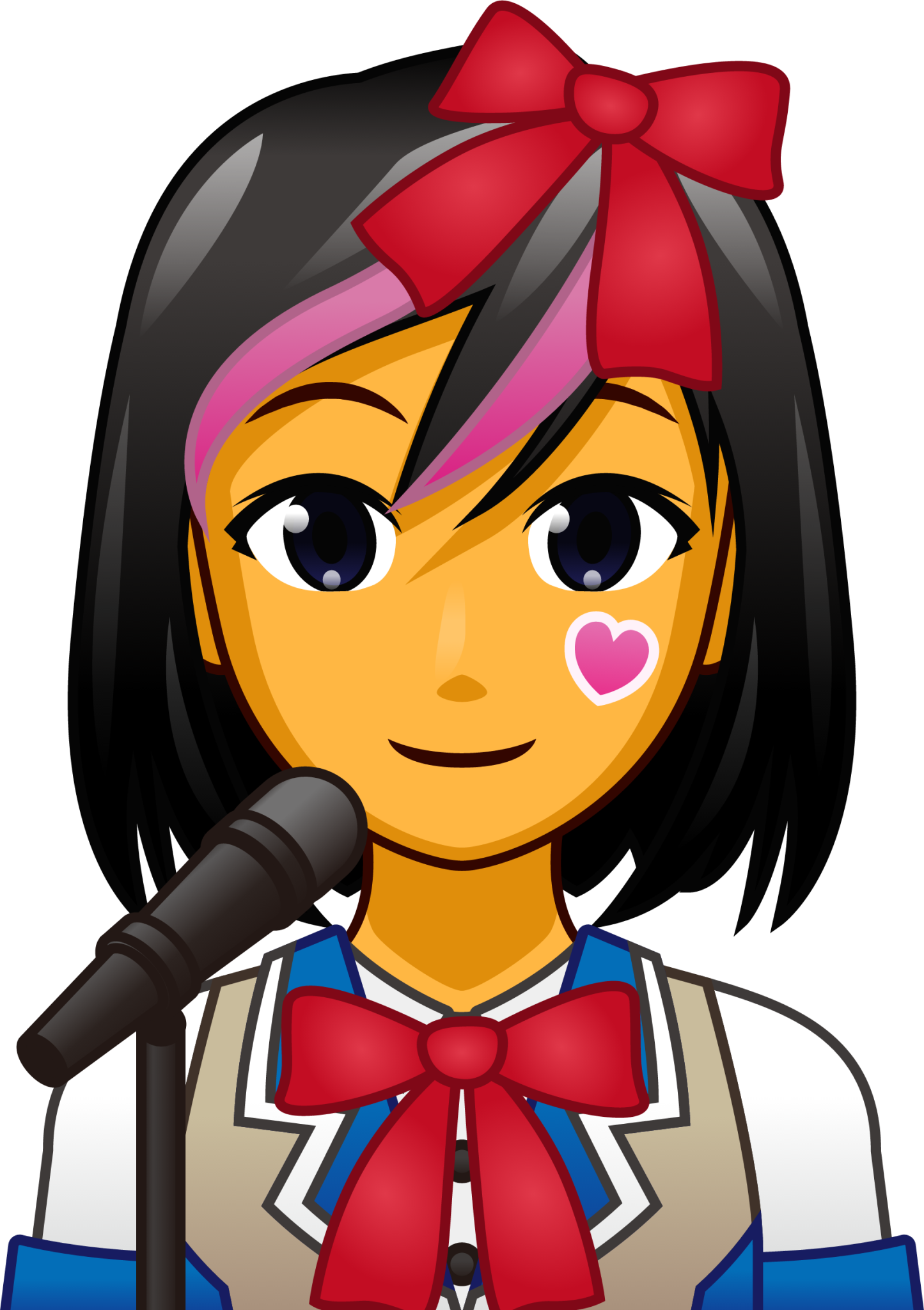 female singer emoji