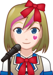 female singer (white) emoji