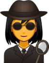 female spy emoji