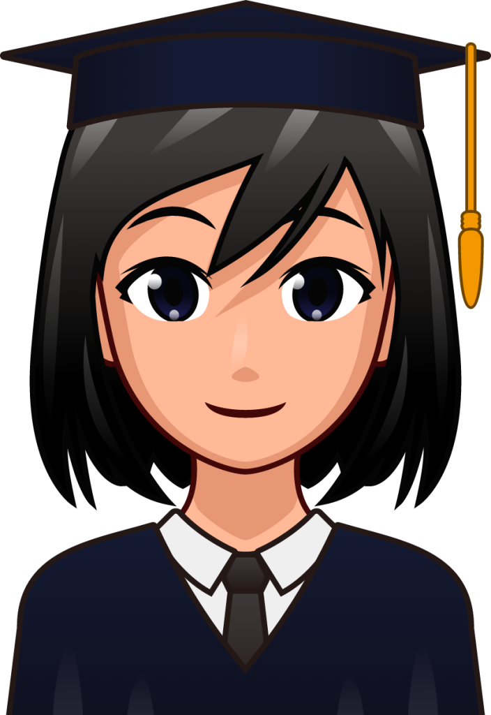 female student (plain) emoji