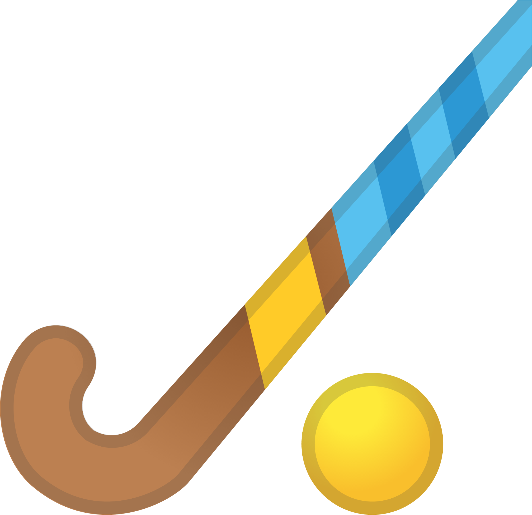 field hockey sticks clipart