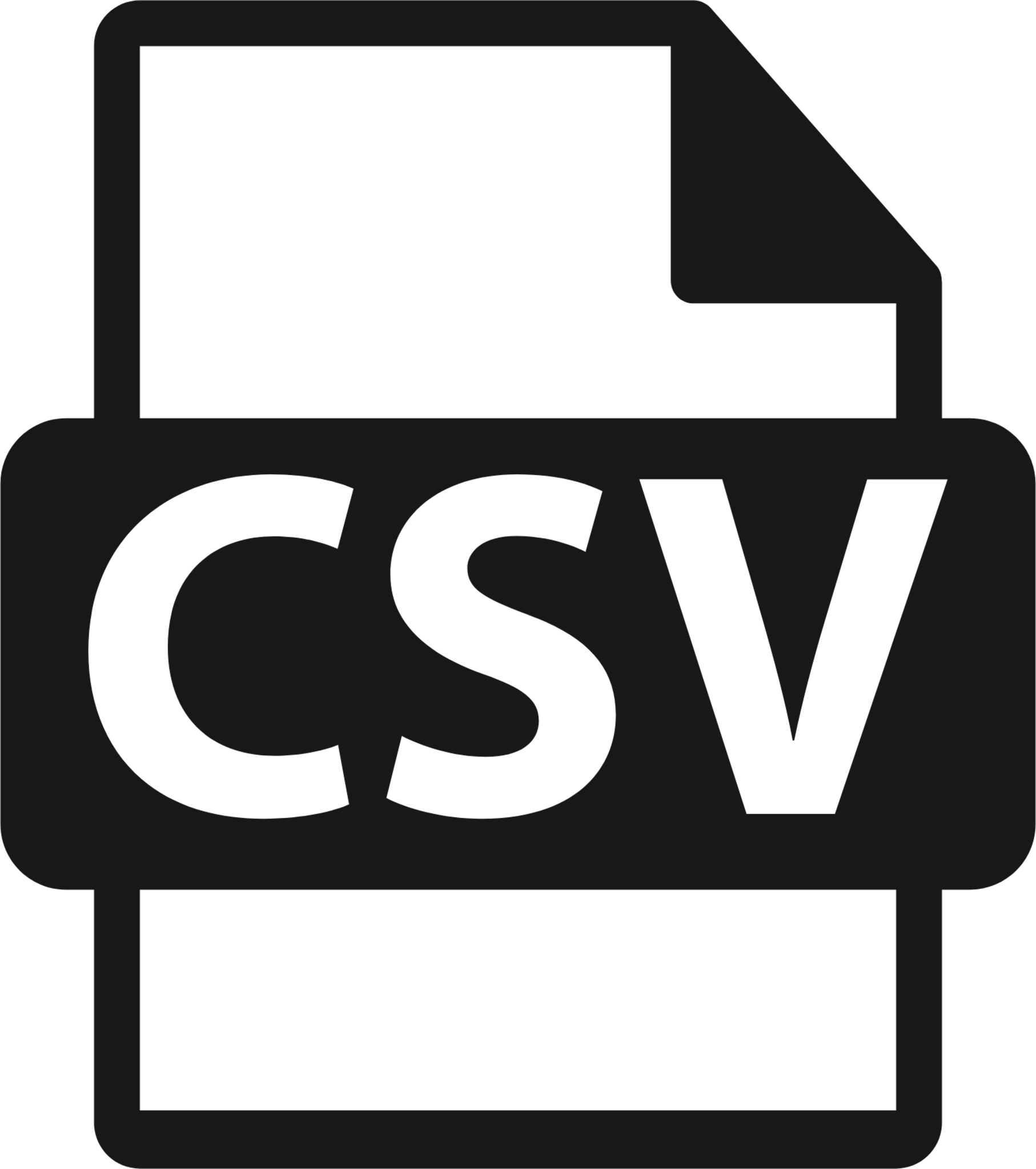 file csv icon
