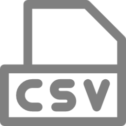 file csv icon