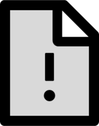 file exclamation icon