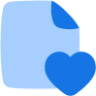 file favorite heart icon