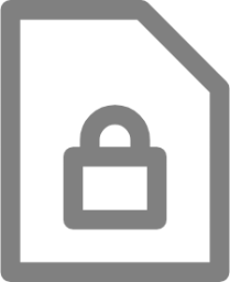 file lock icon