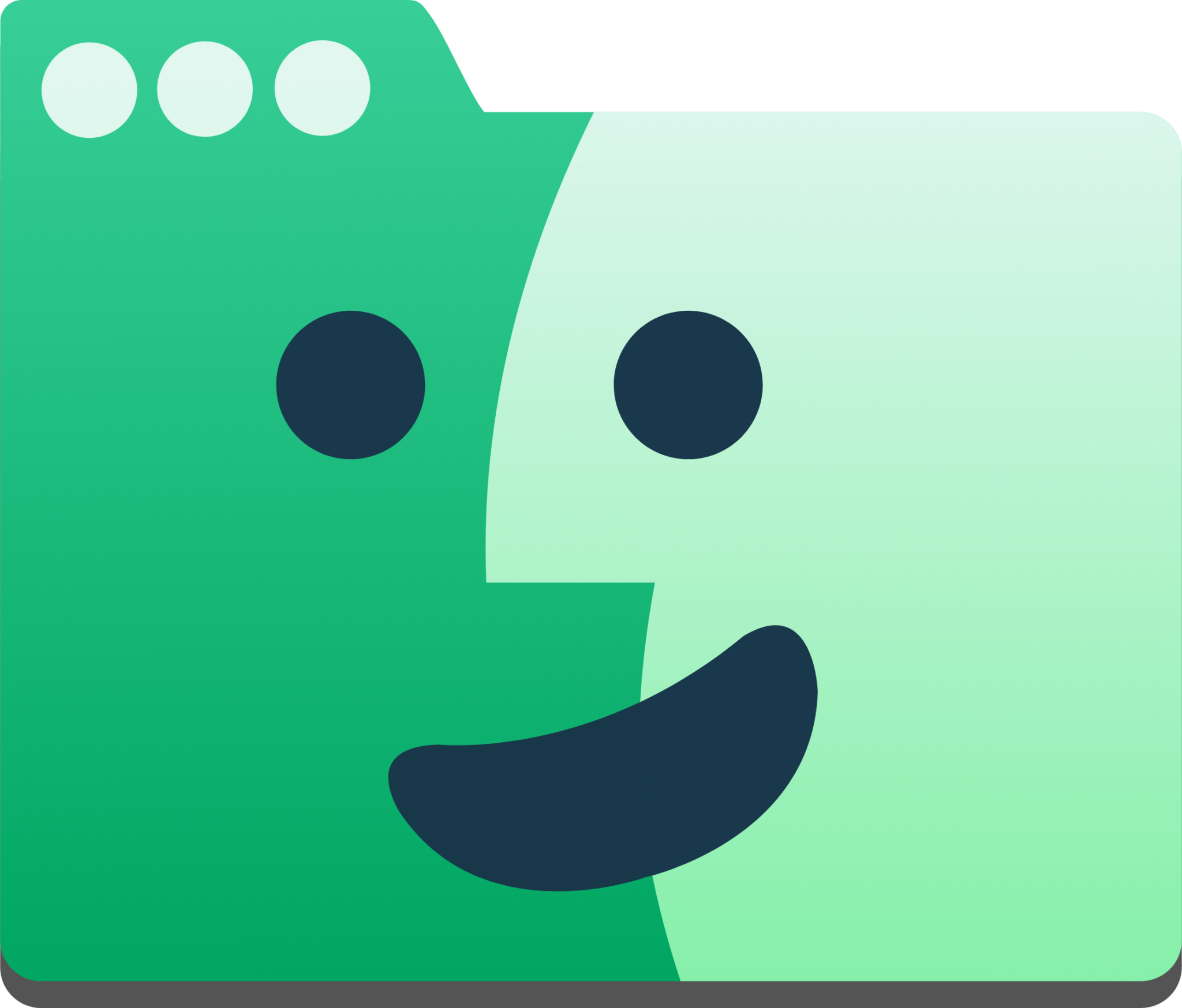 file manager green icon