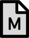 file markdown icon