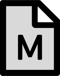 file markdown icon