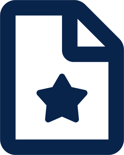 file star line icon