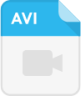 file type avi video movie icon