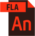 file type light fla icon