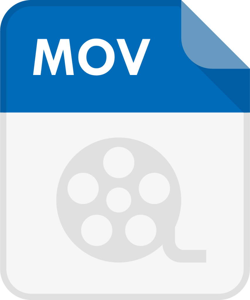file type mov movie video icon