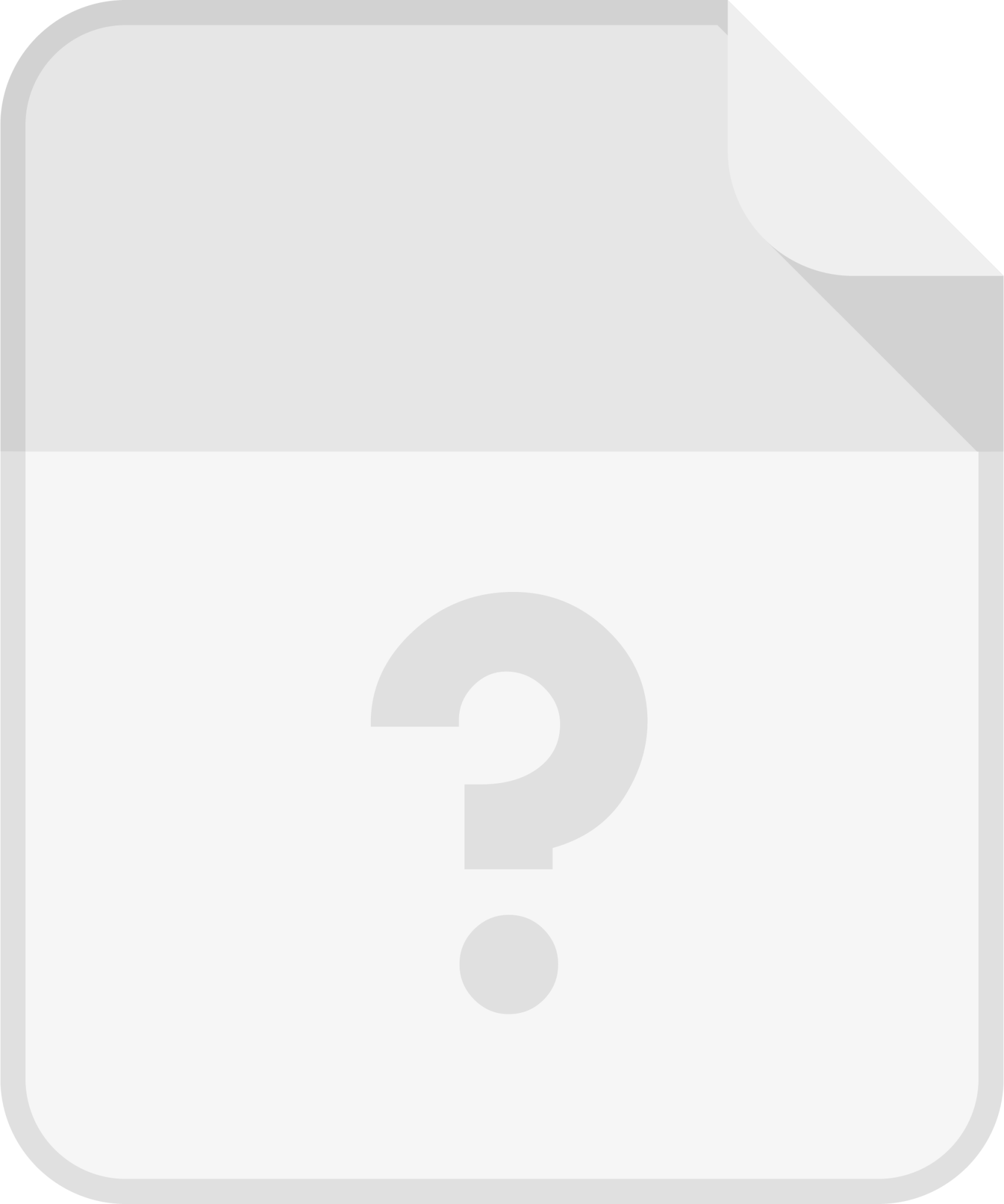 file type unknown question mark icon