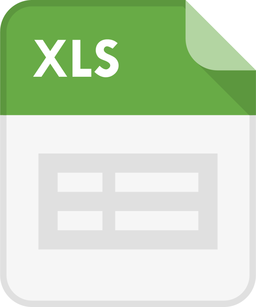 file type xls excel microsoft icon