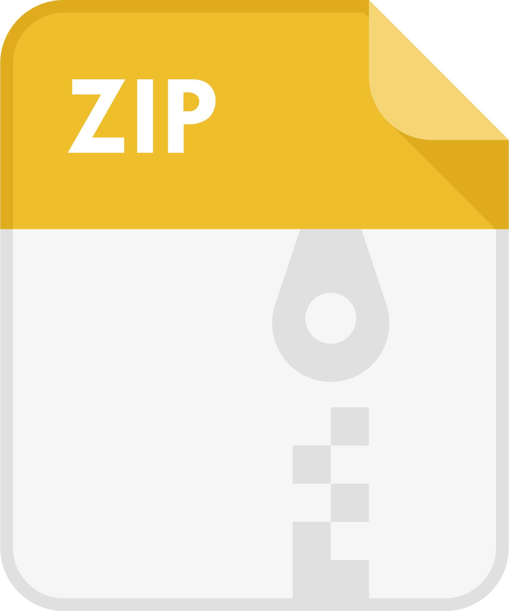 file type zip compressed icon