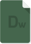 Files Types Adobe Dreamweaver icon