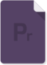 Files Types Adobe Premiere icon