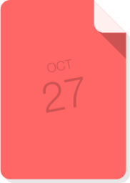 Files Types Calendar icon