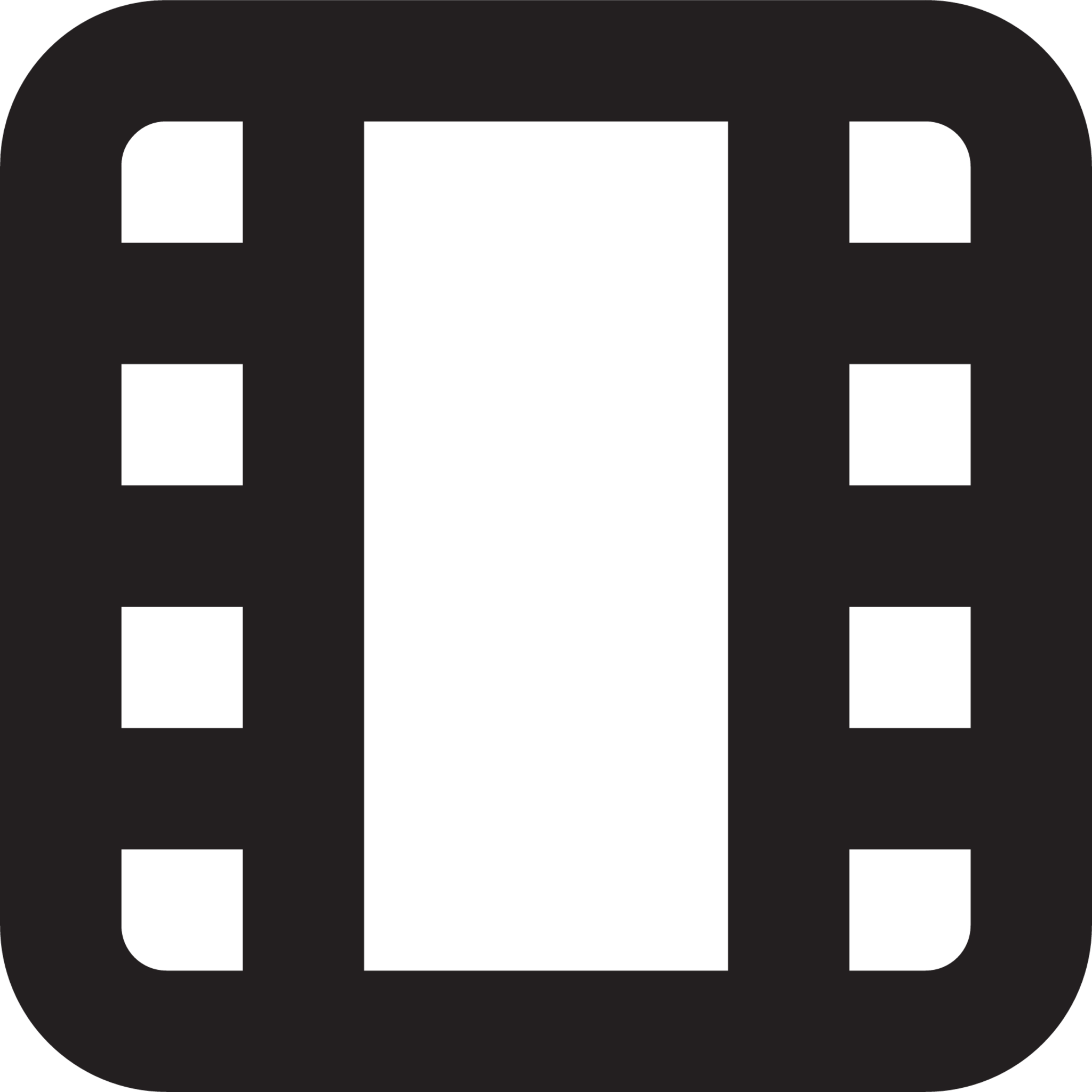 film outline icon