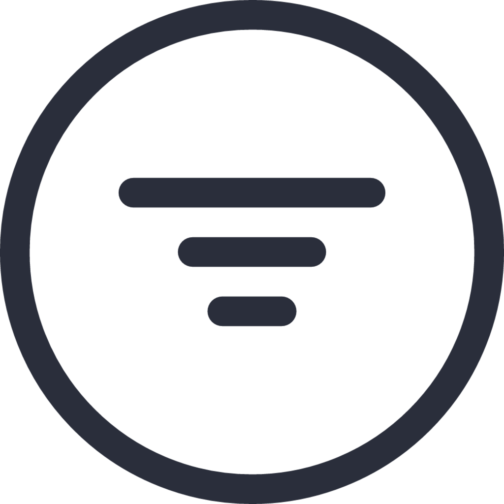 filter circle icon