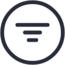 filter circle icon