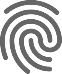 fingerprint symbolic icon