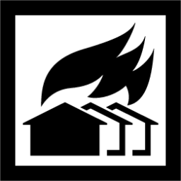 fire disasters icon