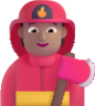 firefighter medium emoji
