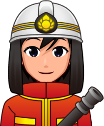 firefighter (plain) emoji