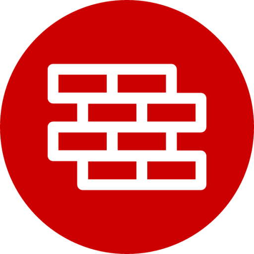 firewall (red) icon