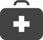 first aid briefcase icon