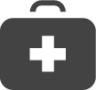 first aid briefcase icon