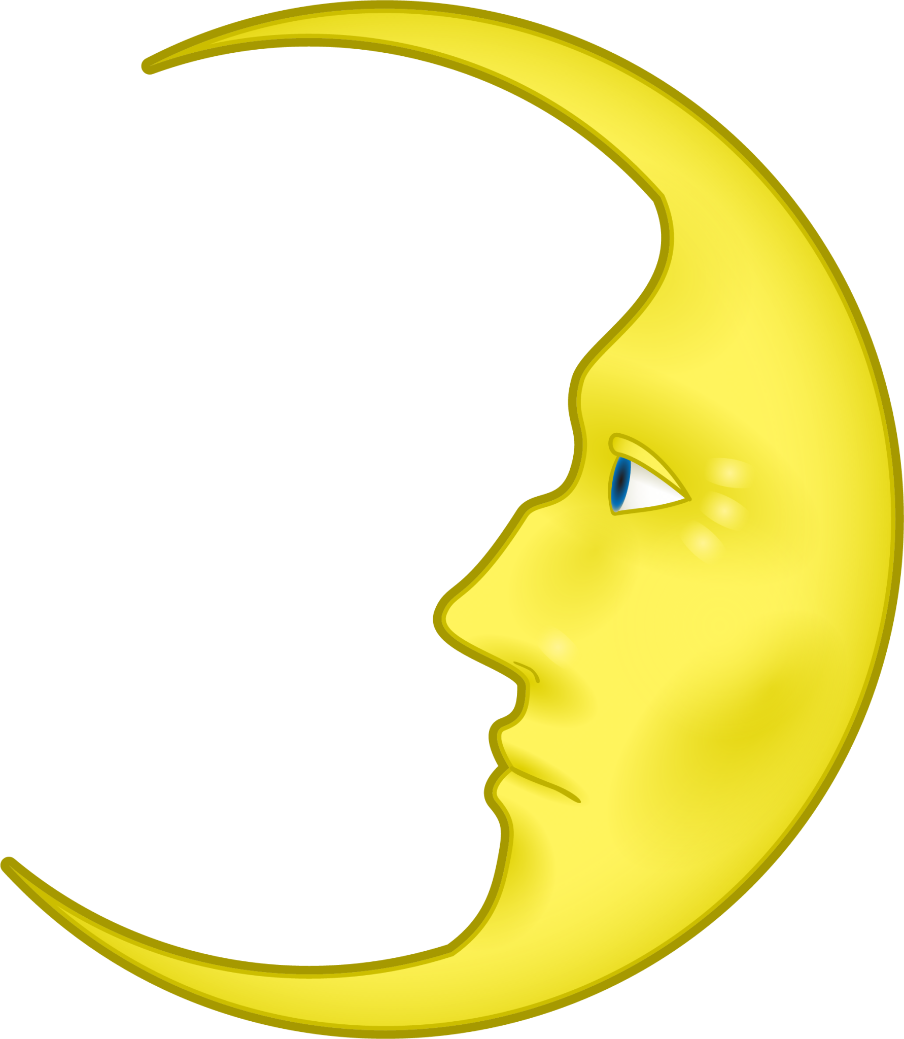 first quarter moon with face emoji