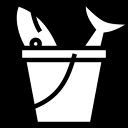 fish bucket icon
