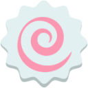 fish cake with swirl design emoji