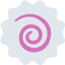 fish cake with swirl design emoji
